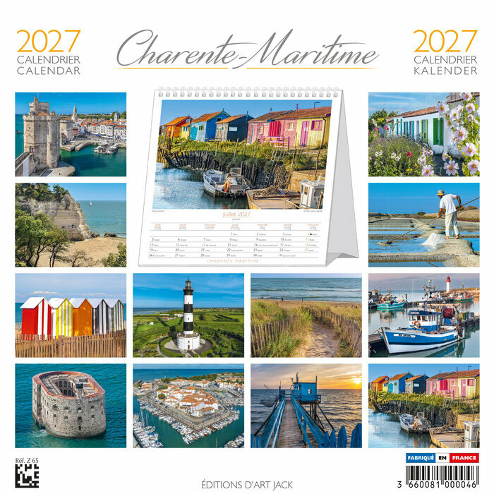 Calendrier Chevalet 2027 Charente Maritime Maison Roses Trémière Calendrier Chevalet 2027 Charente Maritime