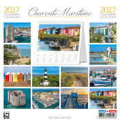 Calendrier Chevalet 2027 Charente Maritime Maison Roses Trémière Calendrier Chevalet 2027 Charente Maritime