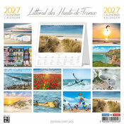 Calendrier Chevalet 2027 Littoral des Hauts de France Calendrier à Poser 2027 Littoral Hauts de France
