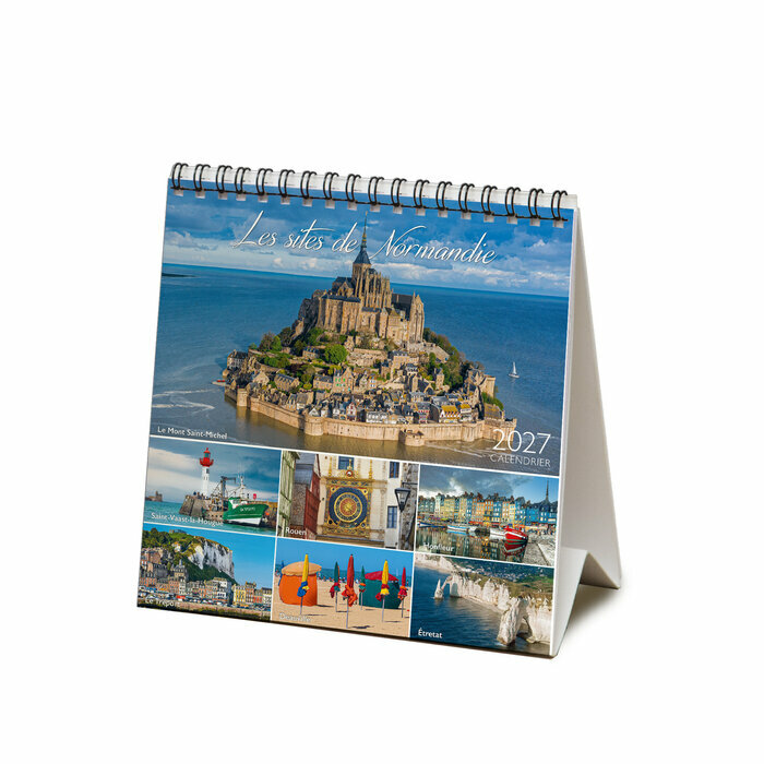 Calendrier Chevalet 2027 Normandie Mont Saint Michel