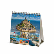 Calendrier Chevalet 2027 Normandie Mont Saint Michel