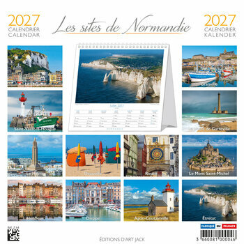 Calendrier Chevalet 2027 Les Plus beaux Site de Normandie - Honfleur