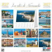 Calendrier Chevalet 2027 Les Plus beaux Site de Normandie - Honfleur Calendrier Chevalet 2027 Sites Normandie