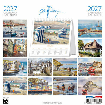 Calendrier Chevalet 2027 Normandie Mont Saint Michel par Pascal Benoit
