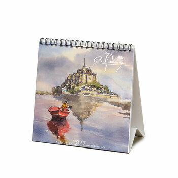 Calendrier Chevalet 2027 Normandie Mont Saint Michel par Pascal Benoit