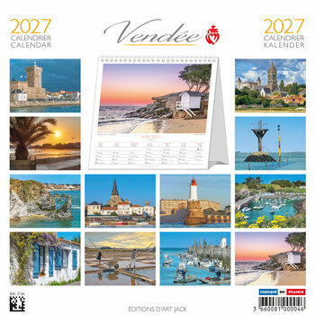Calendrier Chevalet 2027 Vend&eacute;e Maison Vend&eacute;enne