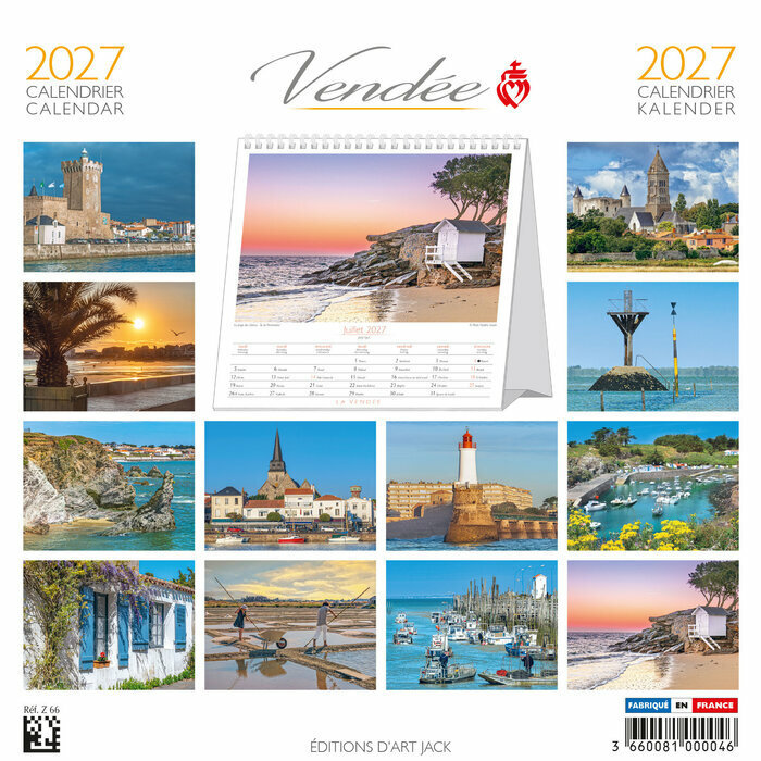 Calendrier � Poser 2027 Vend�e