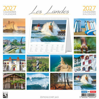 Calendrier Chevalet 2027 Les Landes Maison Landaise