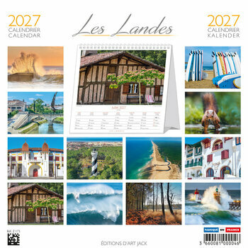Calendrier Chevalet 2027 Les Landes Courant D'Huchet