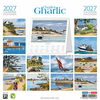 Calendrier Chevalet 2027 Paysage Maritime par Charles Gharlic