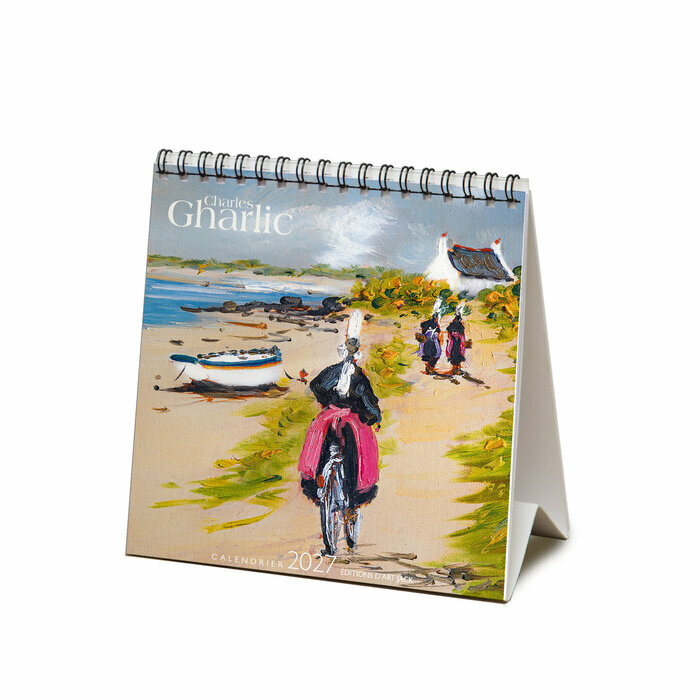 Calendrier Chevalet 2027 Paysage Maritime par Charles Gharlic Calendrier Chevalet Bigoudene 2027