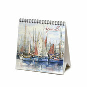 Calendrier Chevalet 2027 Aquarelle Phlippe Vandenberghe Voiliers Calendrier Chevalet Aquarelle Bateaux 2027