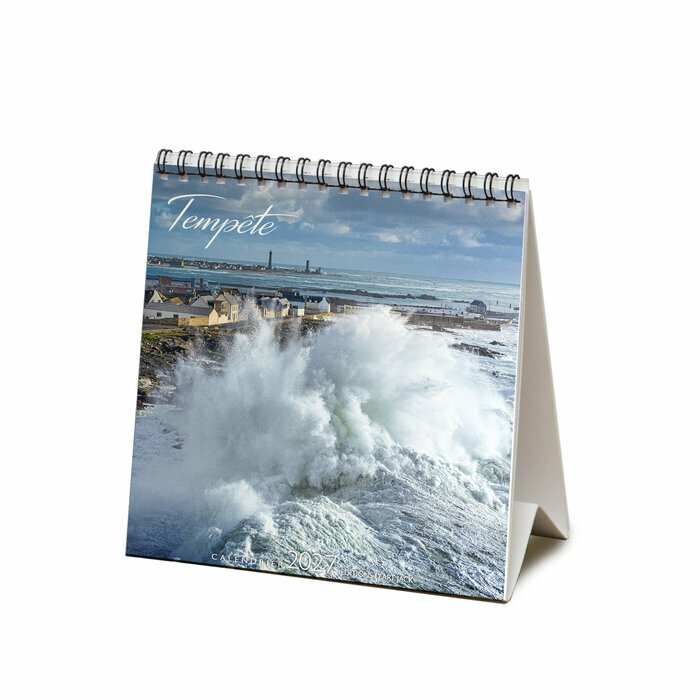 Calendrier Chevalet 2027 Temp�te Atlantique Phlippe Plisson