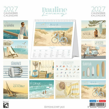 Calendrier Chevalet 2027 Vent de Libert&eacute; Pauline Launay