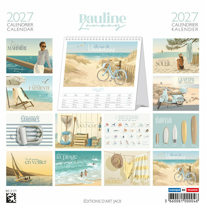 Calendrier � Poser Affiche Mer 2027