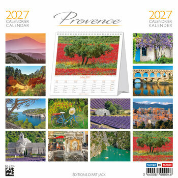 Calendrier Chevalet 2027 Provence Abbaye de S&eacute;nanque