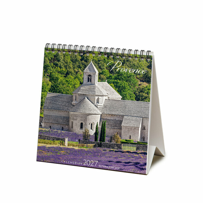 Calendrier Chevalet 2027 Abbaye de senanque