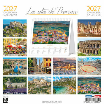 Calendrier Chevalet 2027 Les Plus Beaux Sites de Provence