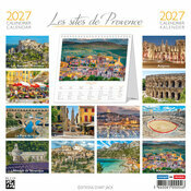 Calendrier Chevalet 2027 Les Plus Beaux Sites de Provence Calendrier à Poser 2027 Provence, pont du Gard