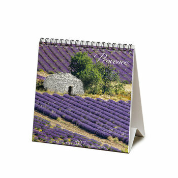 Calendrier Chevalet 2027 Provence Champs Lavande