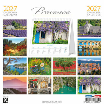 Calendrier Chevalet 2027 Provence Mont Ventoux