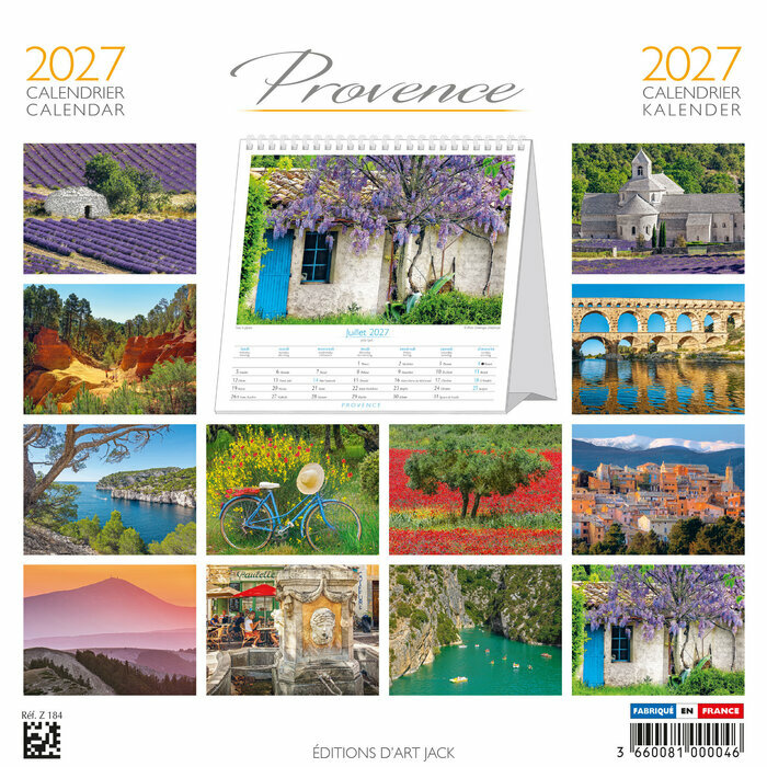 Calendrier Chevalet 2027 Provence Mont Ventoux Calendrier à poser Chevalet 2027 Mont Ventoux