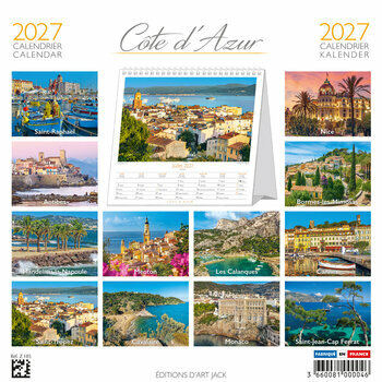 Calendrier Chevalet 2027 C&ocirc;te d'Azur