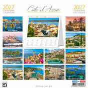 Calendrier Chevalet 2027 C�te d'Azur