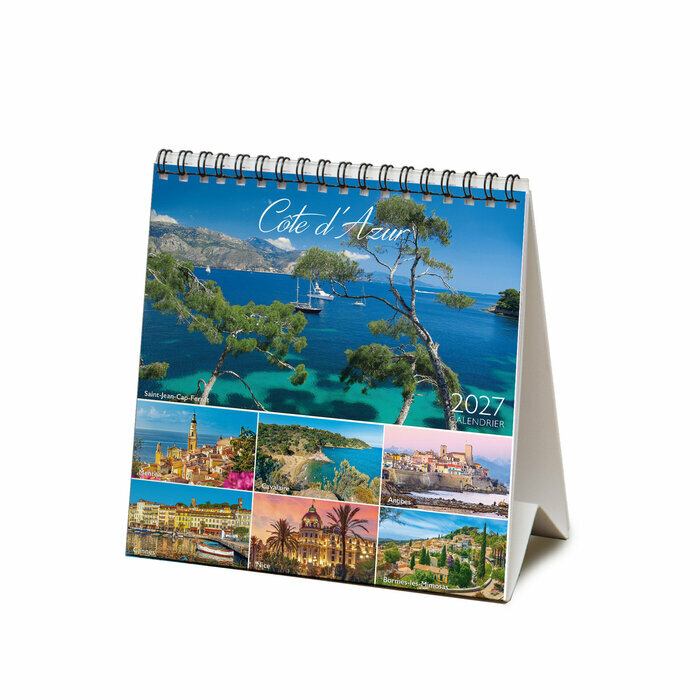 Calendrier Chevalet 2027 C�te d'Azur