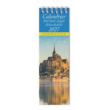 Calendrier Marque Page 2027 Normandie Mont Saint Michel
