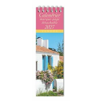 Calendrier Marque Page 2027 Vend&eacute;e