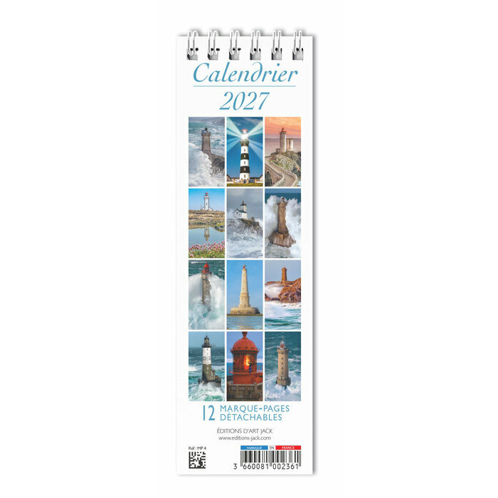 Calendrier papier Phare Marque Page 2027