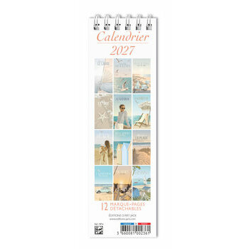 Calendrier Marque Page 2027 Un air de Vacances Pauline Launay