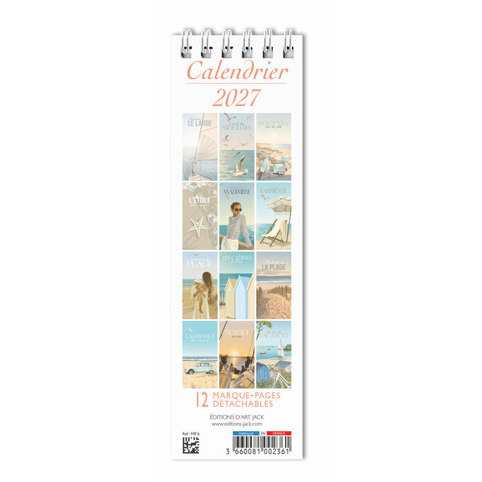 Calendrier marque page Un vent de Libert� 2027