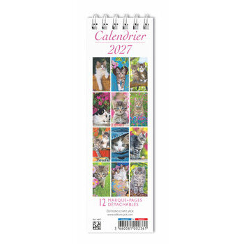 Calendrier Marque Page 2027 Chats et Chatons