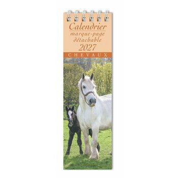 Calendrier Marque Page 2027 Chevaux