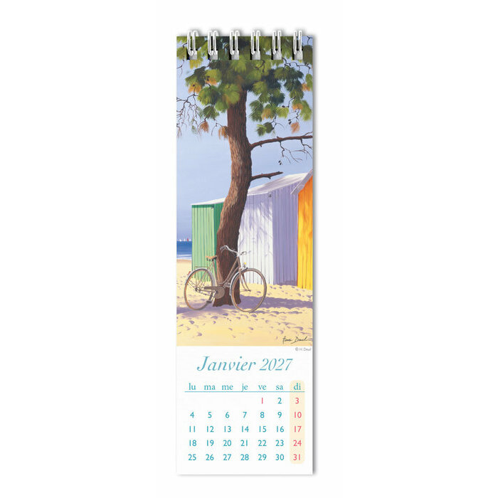 Calendrier Marque Page 2027 Henri Deuil Plage