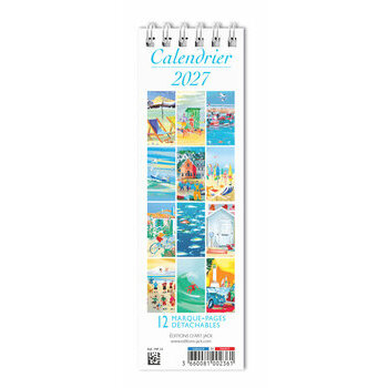 Calendrier Marque Page 2027 Phare Oc&eacute;an Charles Cambier