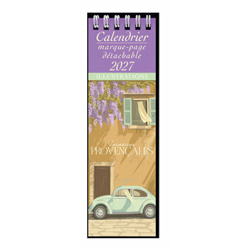 Calendrier Marque Page 2027 Affiche La Route des Vacances