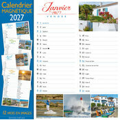 Calendrier Magnétique 2027 Vendée Calendrier Aimanté Vendée 2027
