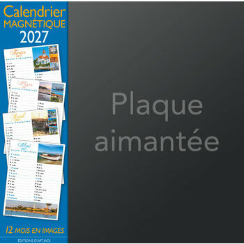 Calendrier Magn&eacute;tique 2027 Bassin d'Arcachon