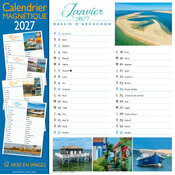 Calendrier Magn�tique 2027 Bassin Arcachon