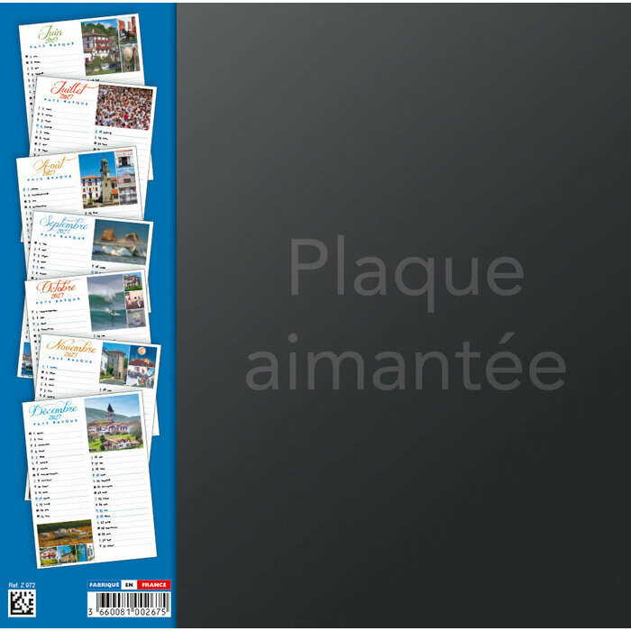 Calendrier Magnétique 2027 Pays Basque Calendrier Magnetique 2027 Pays Basque
