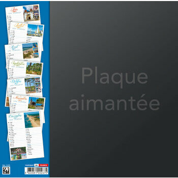 Calendrier Magn&eacute;tique 2027 Les Landes 