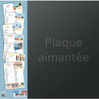 Calendrier Magn&eacute;tique 2027 Une journ&eacute;e &agrave; la Mer