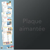 Calendrier Magnétique 2027 Une journée à la Mer Calendrier Magnétique Affiche été 2027