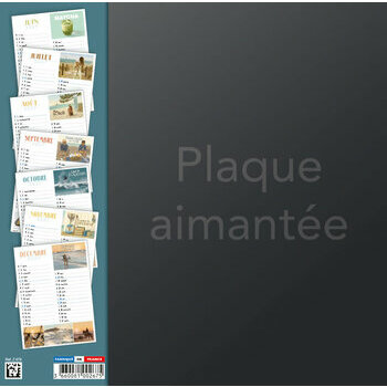 Calendrier Magn&eacute;tique 2027 Un Bol d'Air Marin Pauline Launay