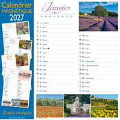 Calendrier Magnétique 2027 Provence Calendrier Magnétique 2027 Provence