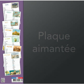 Calendrier Magn&eacute;tique 2027 Vacances en Provence
