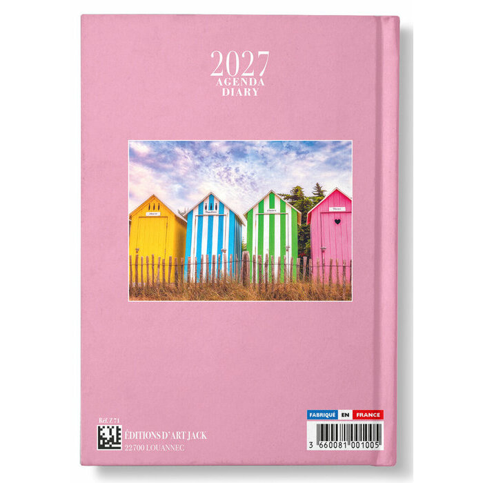 Agenda poche 2027 papier Maison Charente maritime